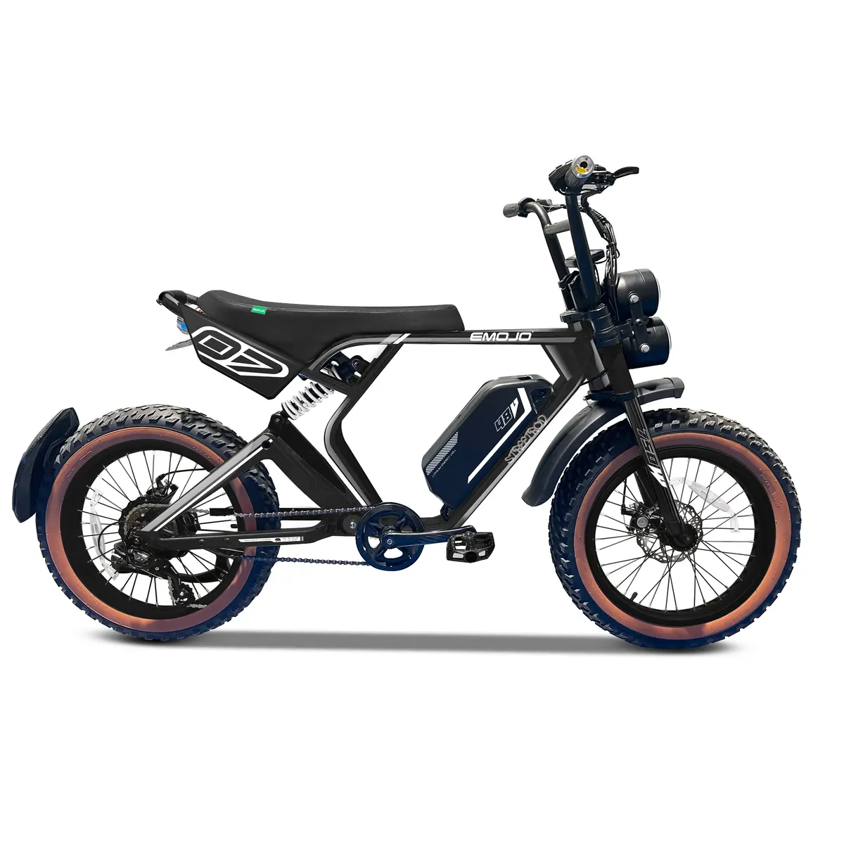Emojo 750W 48V Street Rod Electric Bike 1