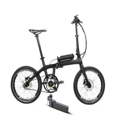 Eprodigy 500W Fairweather Folding Electric Bike Black 1