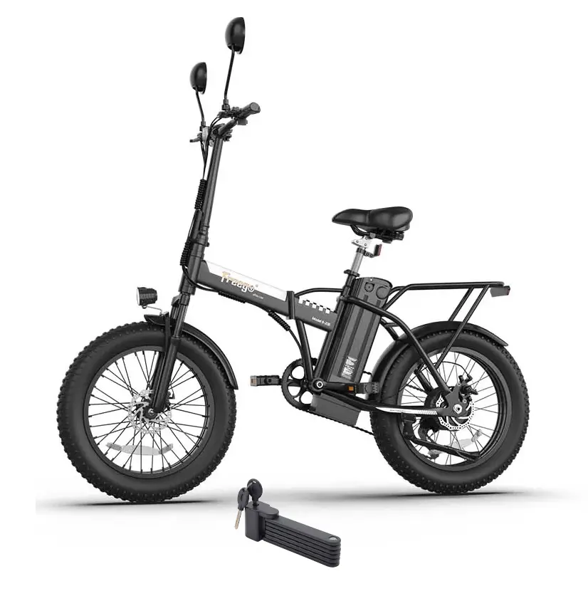 Freego 500W 48V B-20A Lite Folding Fat Tire Electric Bike 1