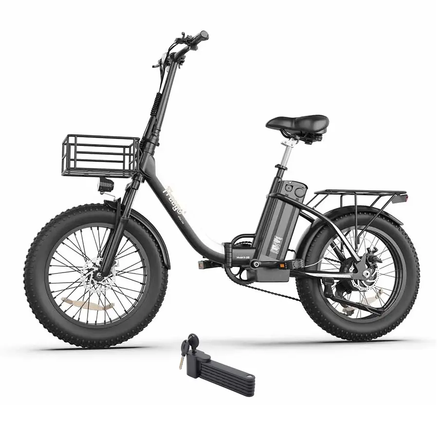 Freego 500W 48V B-20B Lite Foldable Step-Thru Electric Bike 1