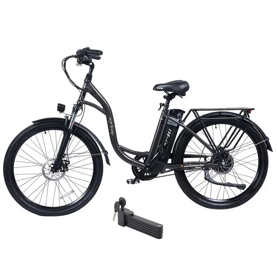 Freego 500W 48V B26 City Lite Step-Thru Electric Bike 1
