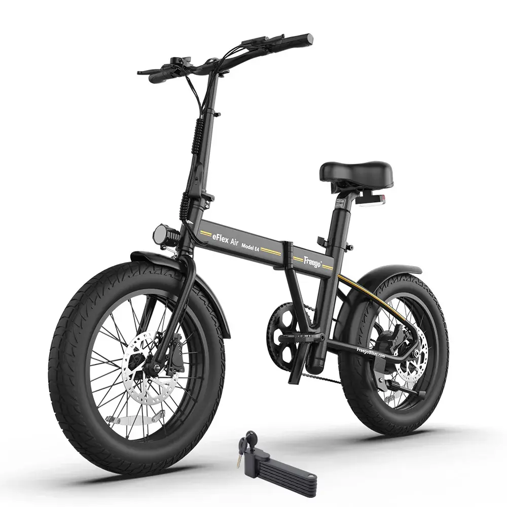 Freego 500W E4 Premium Folding Fat Tire Electric Bike 1