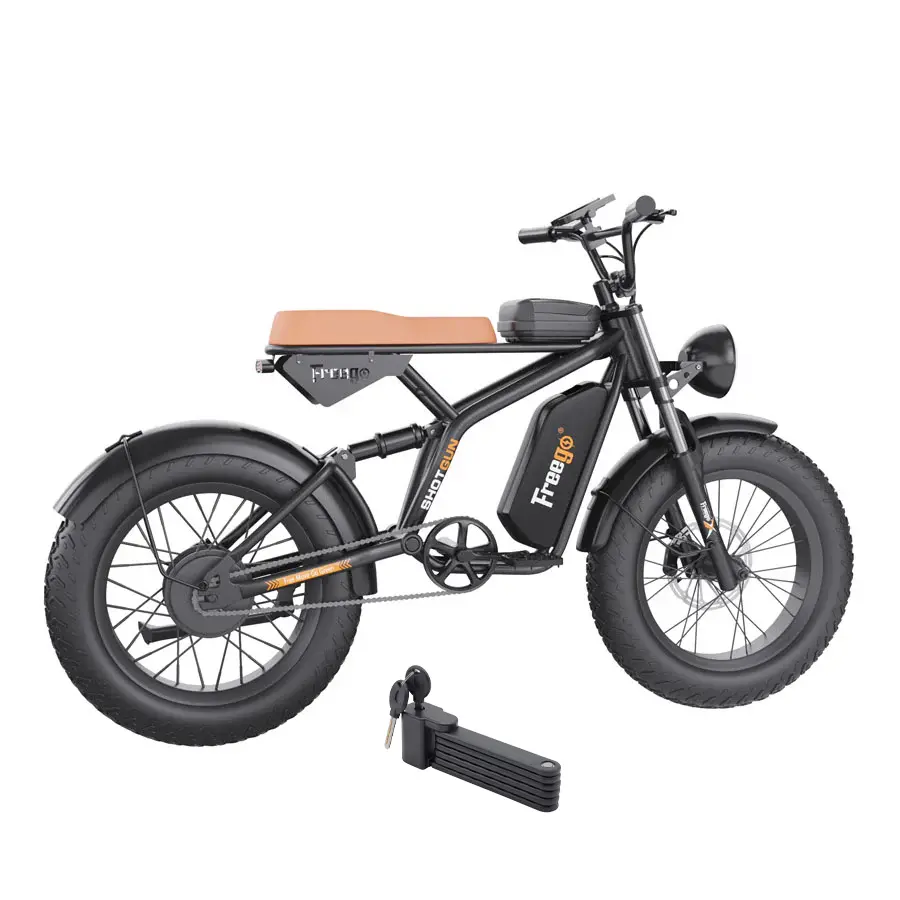 Freego 750W 48V F1 Off-Road Mountain Fat Tire Electric Bike 1