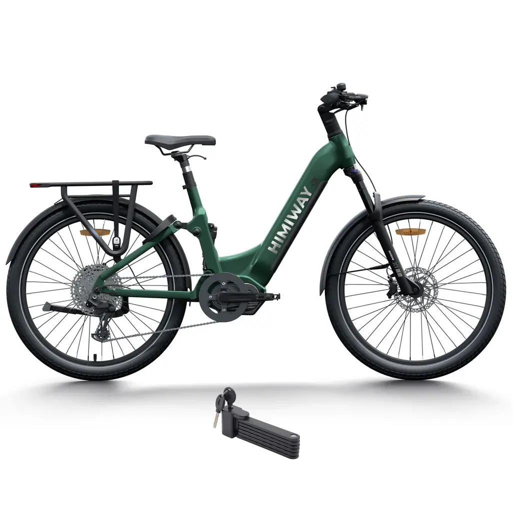 Himiway 500W 48V A7 Pro Mid Drive Commuter Step-Thru Electric Bike 1