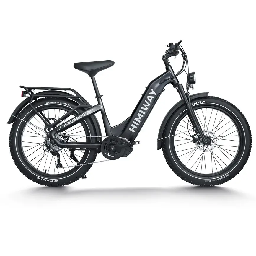 Himiway 500W 48V D5 Pro St Premium All-Terrain Mid-Drive Fat Tire Step-Thru Electric Bike 3
