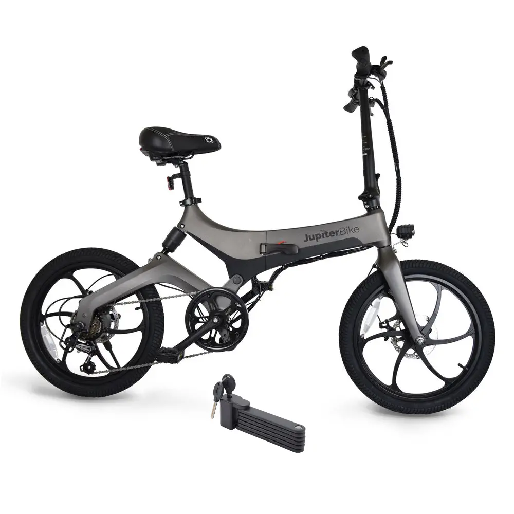 Jupiterbike 350W Discovery X7 Folding Step-Thru Electric Bike 1