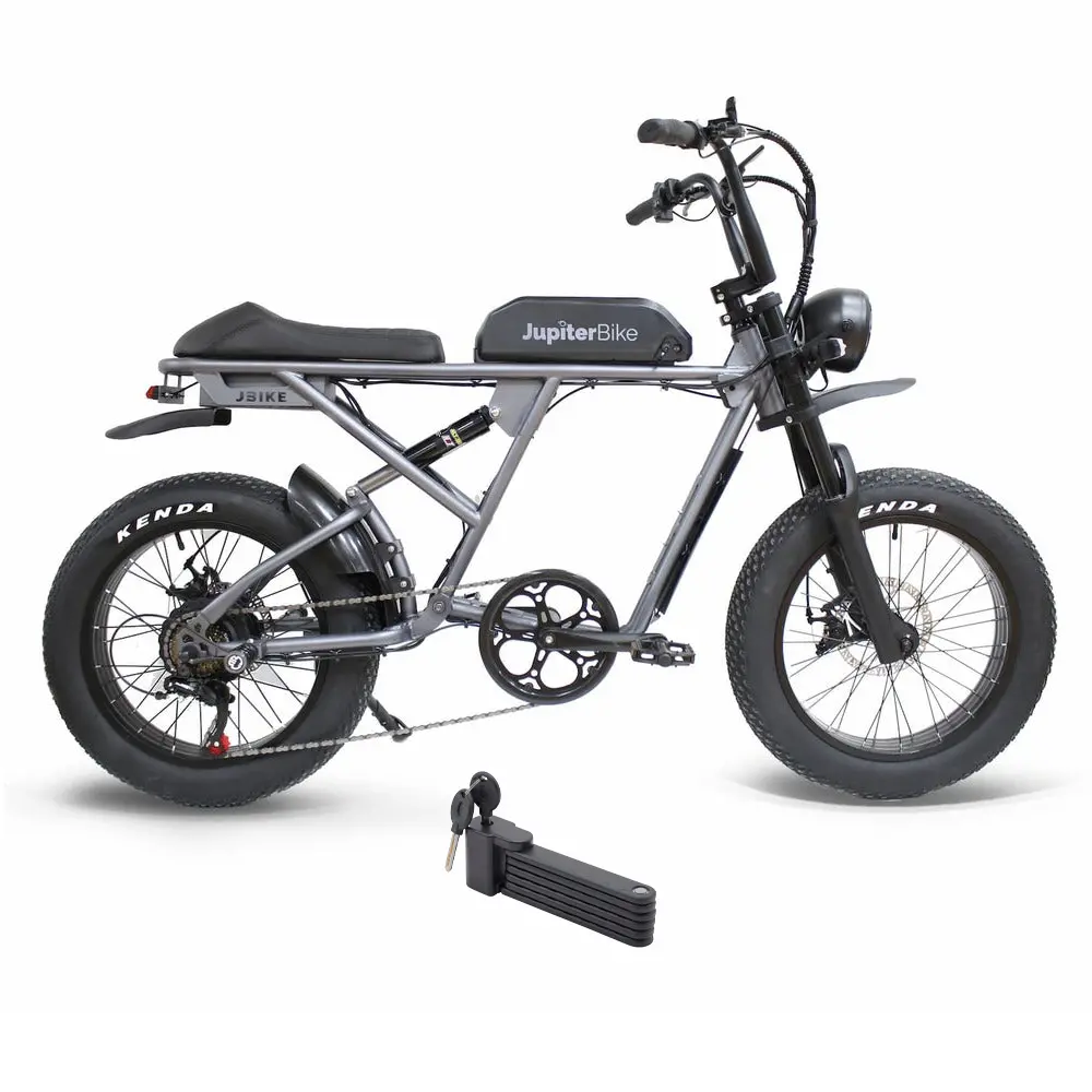 Jupiterbike 750W Rogue Cafe Racer All-Terrain Fat Tire Electric Bike 1