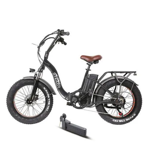 Nakto 500W Ox Folding Fat Tire Electric Bike 1