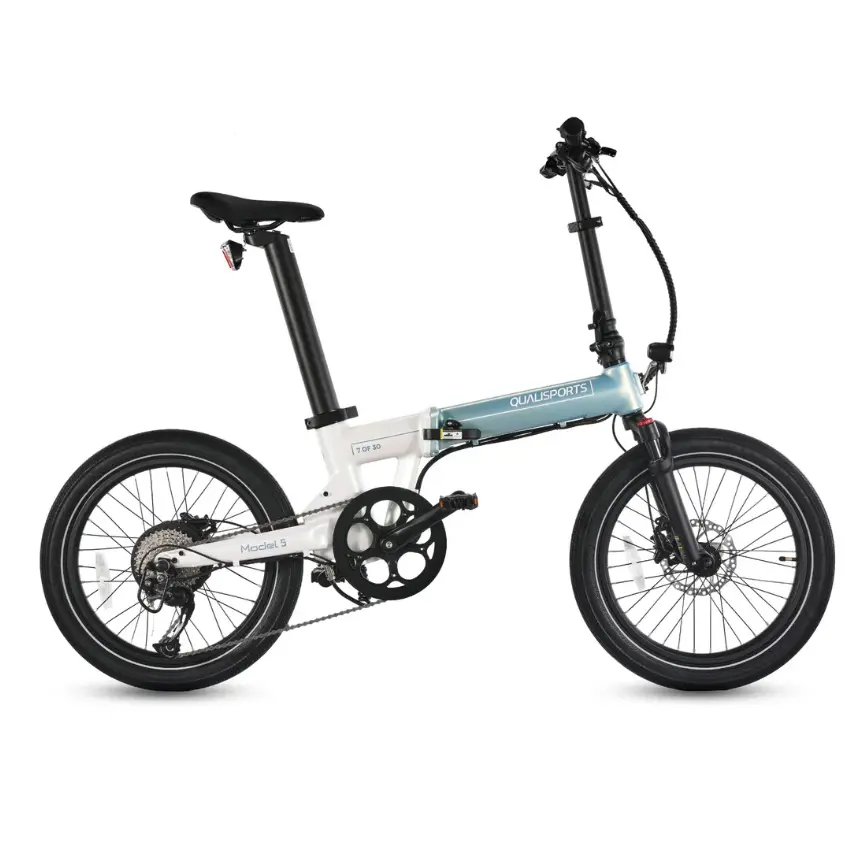 Qualisports 500W Model 5 Dual Battery Folding Electric Bike 2