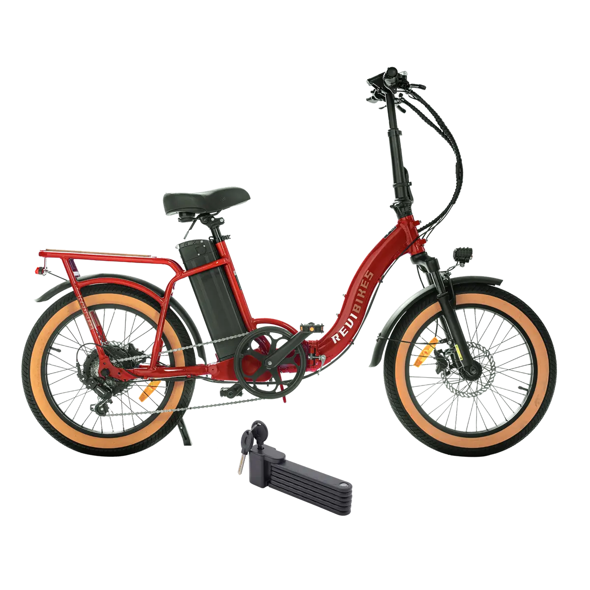 Revi 750W 48V Rebel.2 Folding Step-Thru Electric Bike 1