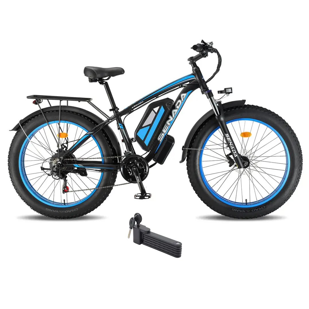 Senada Bikes 1000W 48V Archon Plus All-Terrain Off-Road Fat Tire Electric Bike 1