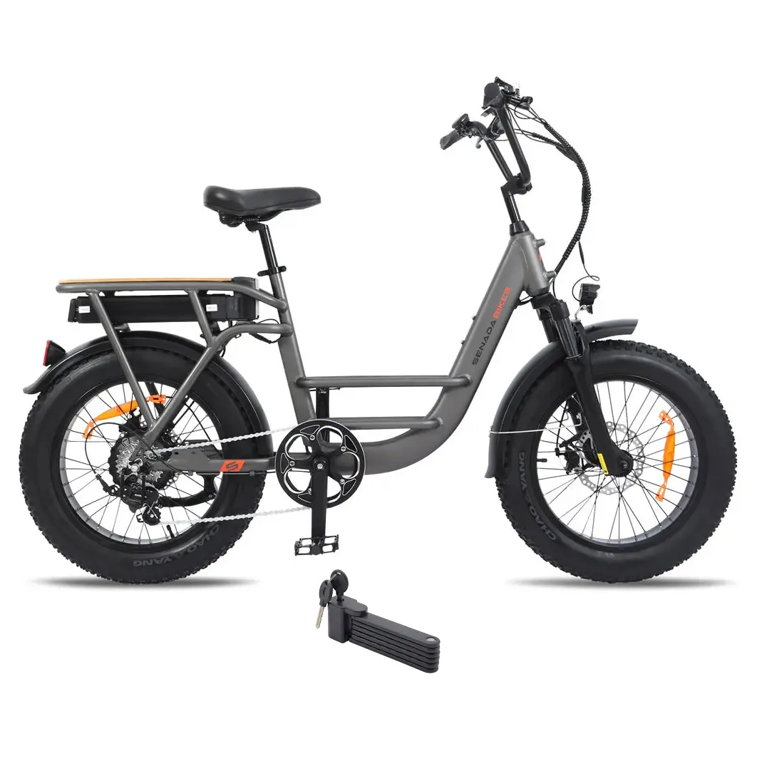 Senada Bikes 500W 48V Osprey All-Terrain Comfort Long Range Step-Thru Fat Tire Electric Bike 1