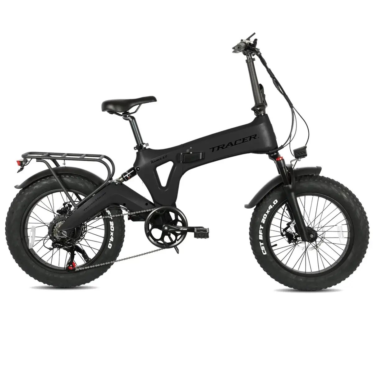Tracer 750W 20" Kama 1.0 Folding Fat Tire Electric Bike 1