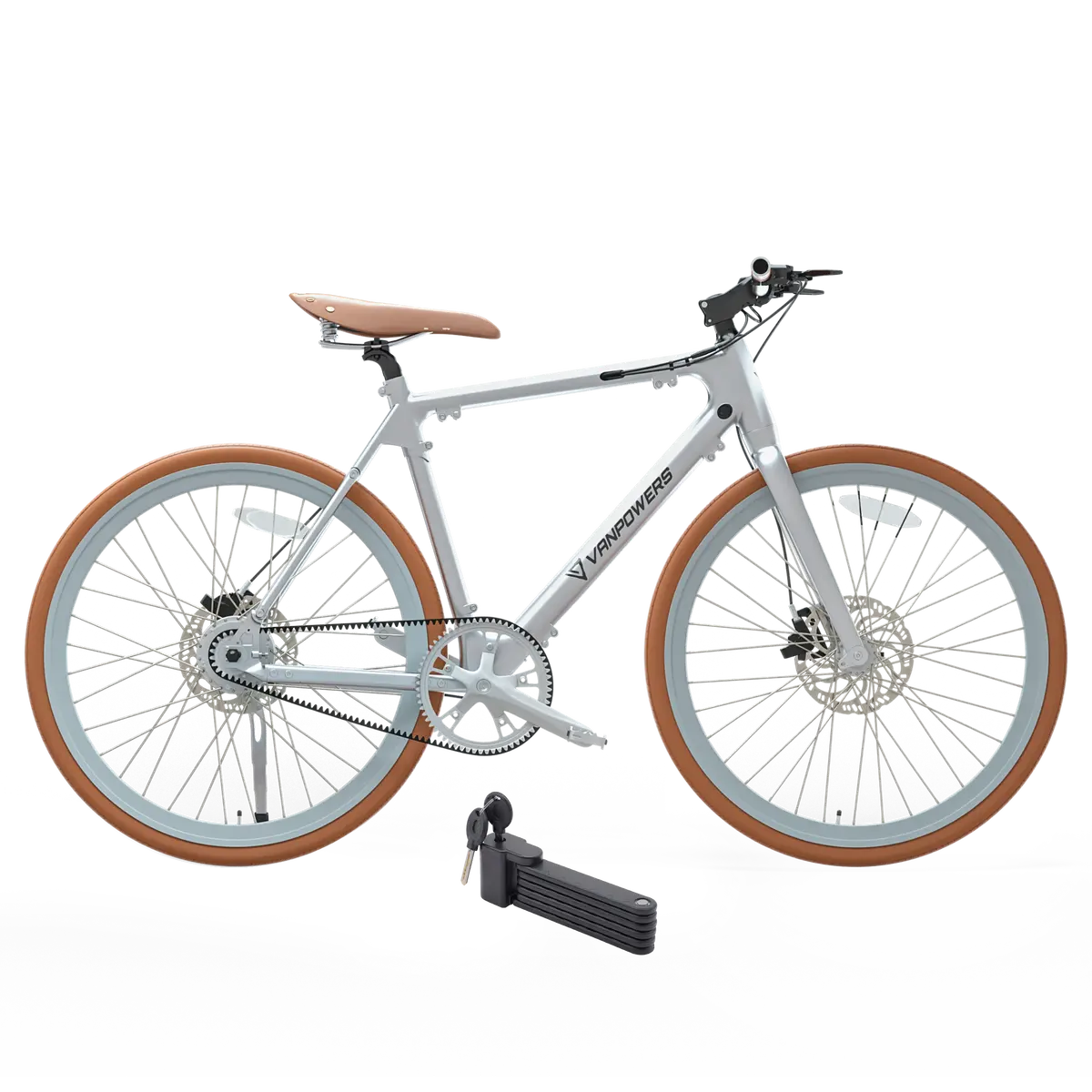 Vanpowers 350W City Vanture Lightweight Long Range Commuting Electric Bike 1