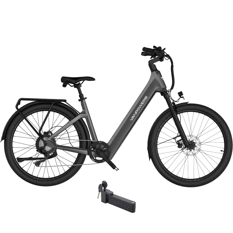 Vanpowers 500W Urbanglide-Pro Step-Thru Commuting Electric Bike 1