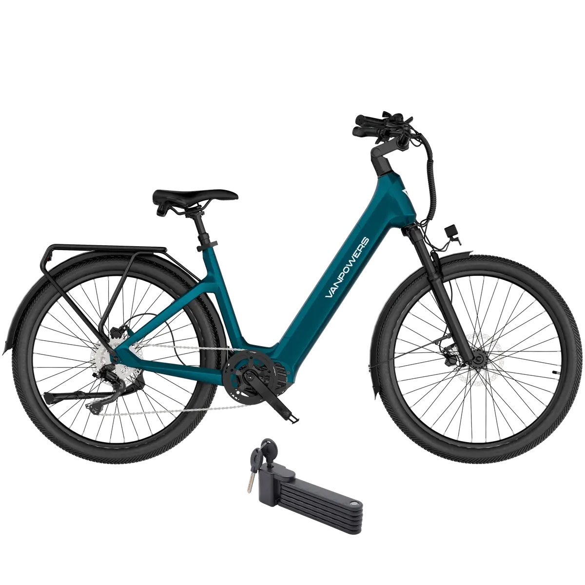 Vanpowers 500W Urbanglide-Ultra Step-Thru Commuting Electric Bike 1