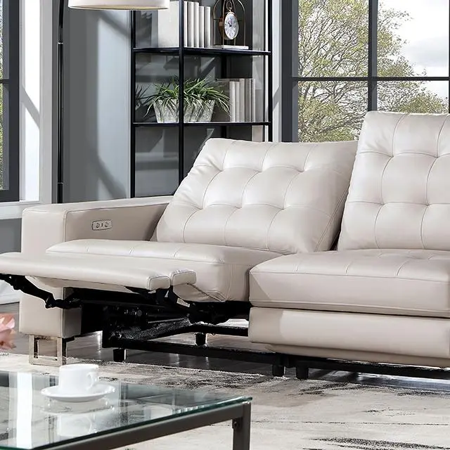 Abberton Power Loveseat, Beige 1
