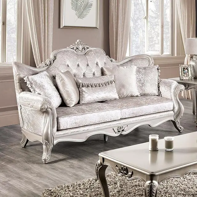 Acapulco White & Espresso Sofa 1