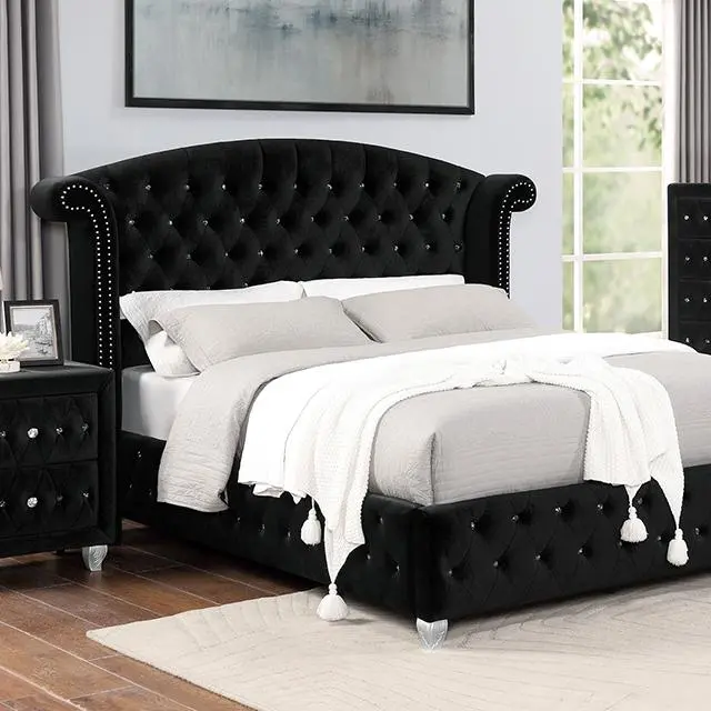 Zohar Bed Black & Pink 1