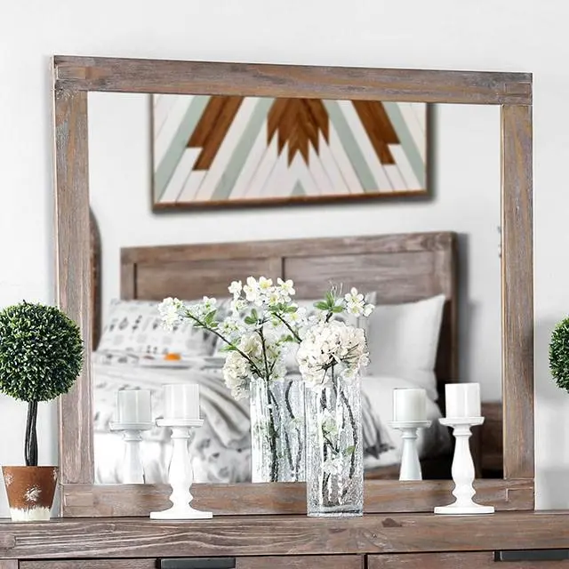 Wynton Weathered Light Oak Mirror 1