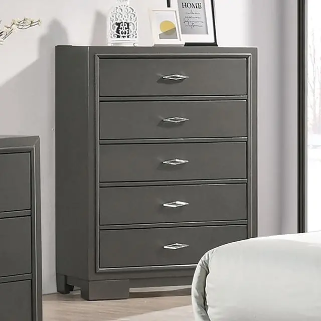 Alison Chest, Dark Walnut 1
