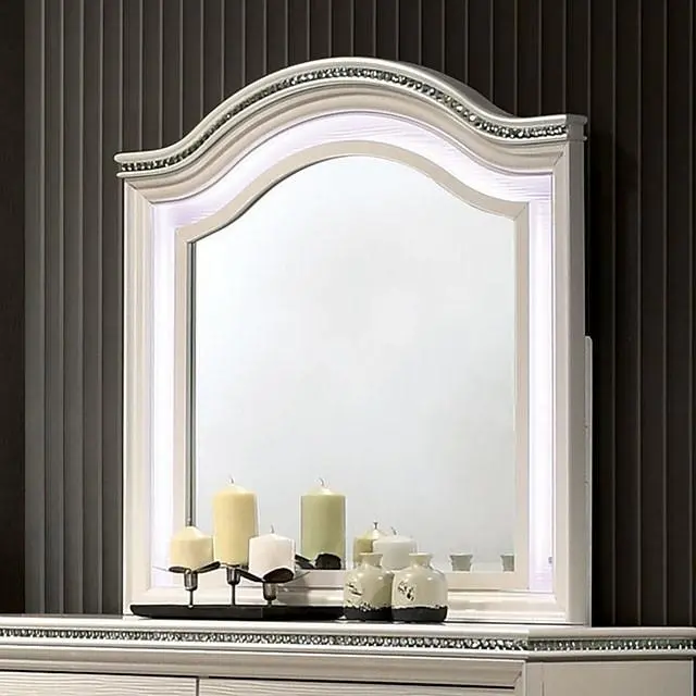 Allie Mirror Beige & Rose Gold 1