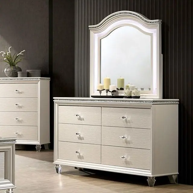 Allie Dresser Beige & Rose Gold 1