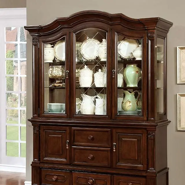 Alpena Brown Cherry Hutch & Buffet 1