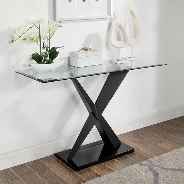 Xanthus Sofa Table, Black 1
