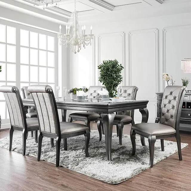 Amina Gray Dining Table 1