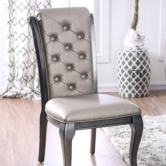 Amina Gray Side Chair (2/Ctn) 1