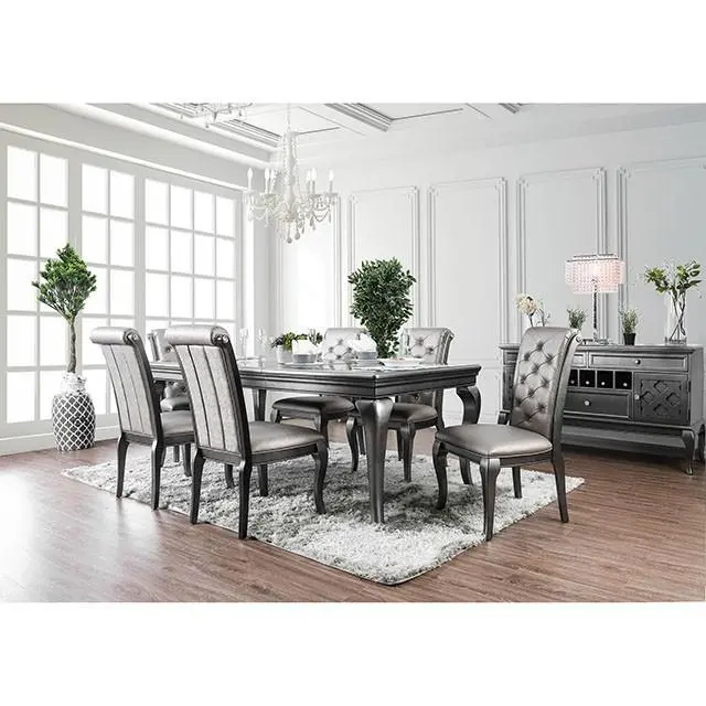 Amina Gray Dining Table 2