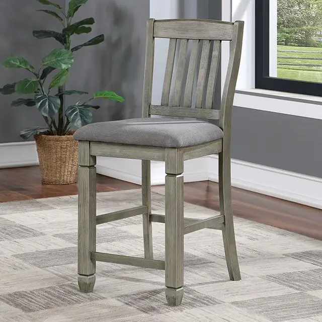 Anaya Counter Ht. Chair (2/Ctn), Gray/Lt. Gray 1