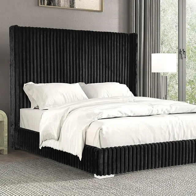 Cadwell Bed Black, Grey, Pink & White 1