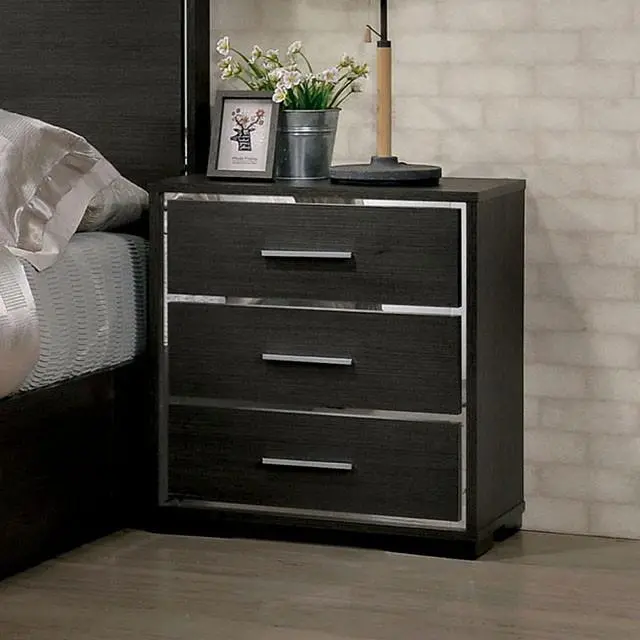 Camryn Warm Gray Night Stand 1