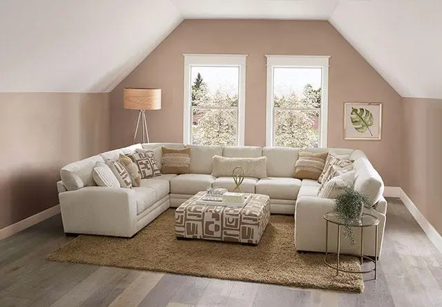 Carleton Sectional, Ivory/Tan 2
