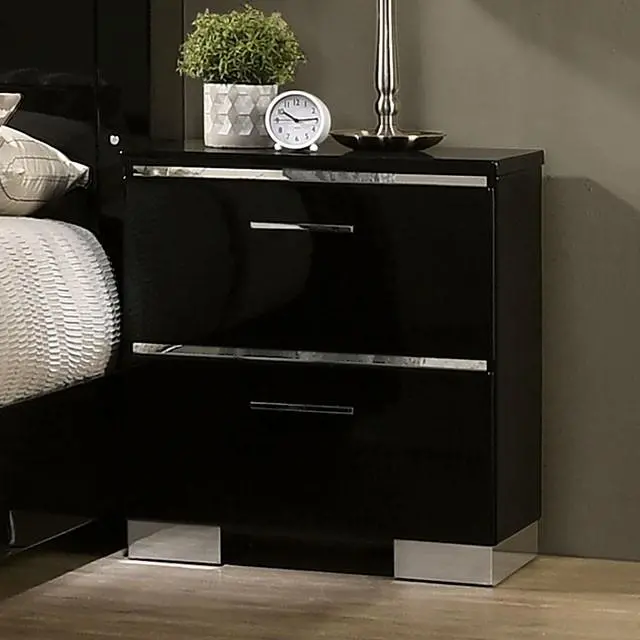 Carlie Night Stand W/ Usb Plug 1