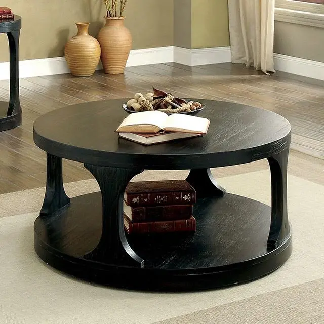 Carrie Antique Black Coffee Table 1