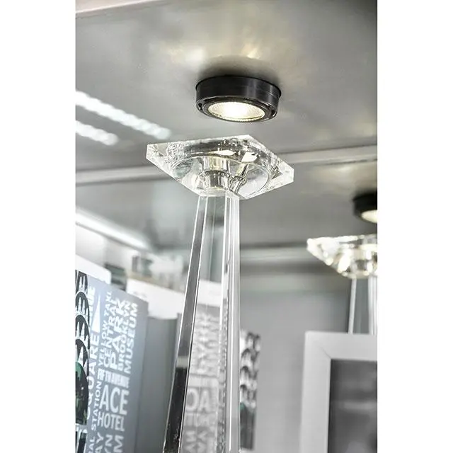 Carrollton Chrome Curio Cabinet 2