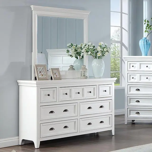 Castile Dresser, White 1