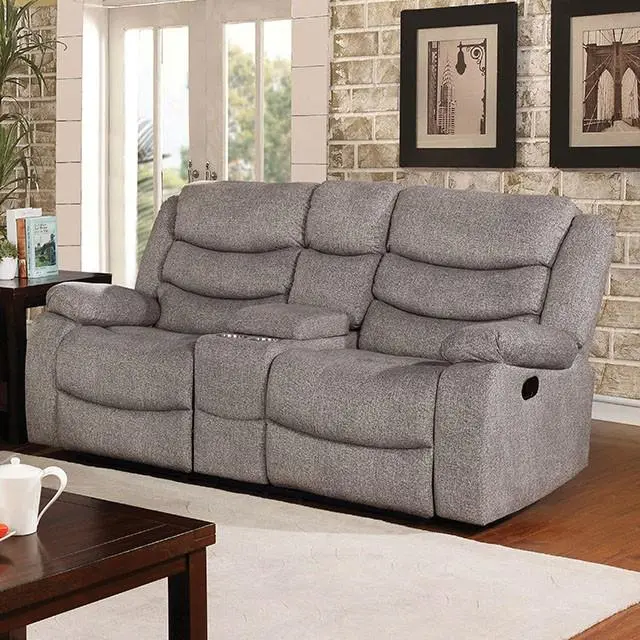 Castleford Light Gray Console Love Seat 1