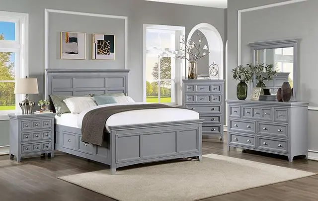 Castlile Bed Grey 2