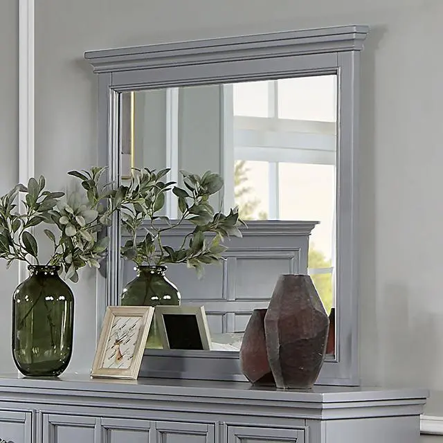 Castlile Mirror, Gray 1