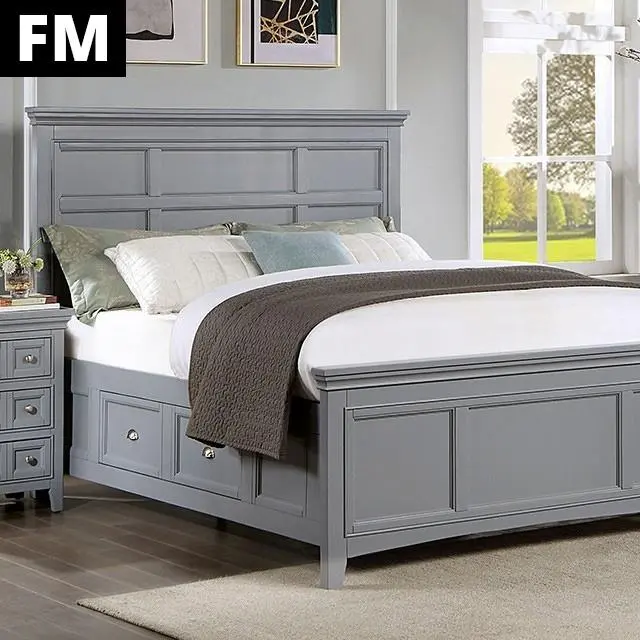 Castlile Bed Grey 1