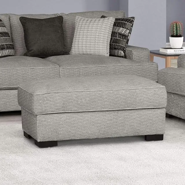 Ardenfold Ottoman, Beige & Gray 2