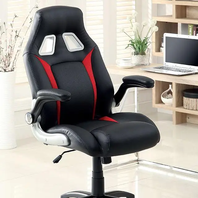 Argon Black/Silver/Red Office Chair 1