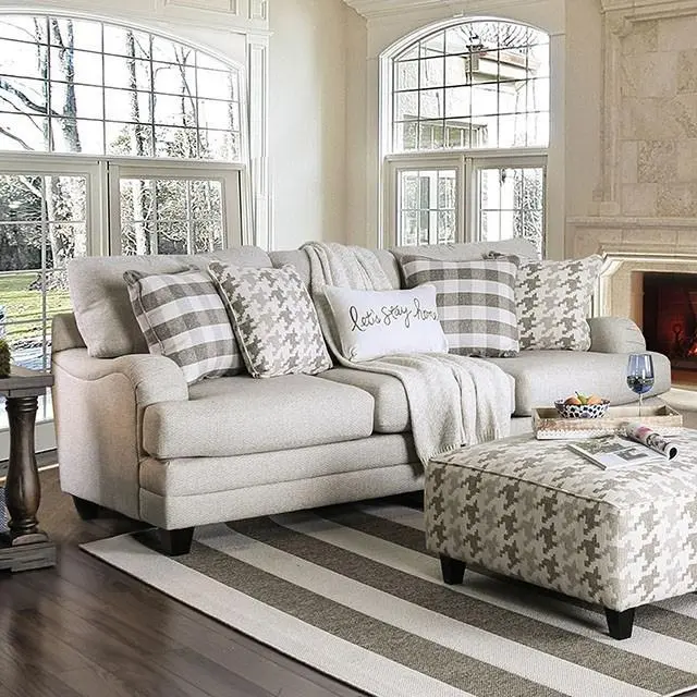 Christine Light Gray Sofa 1