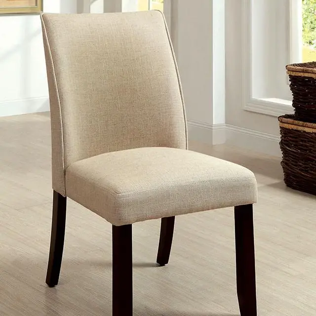 Cimma Espresso/Ivory Side Chair (2/Ctn) 1