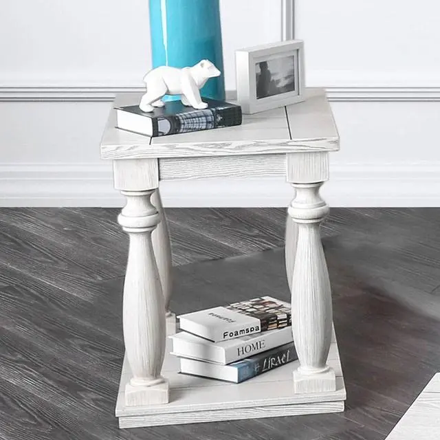 Arlington Antique White End Table 1