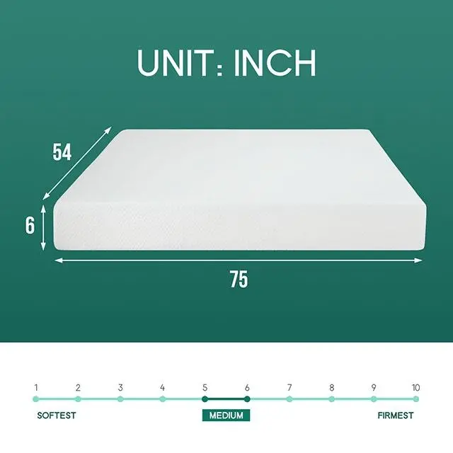 Artemisia 6" Full Memory Foam Mattress 3